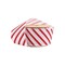 LaRibbons 2 1/2" Wired Ribbon | Red/White Stripe | 10 Yard Roll